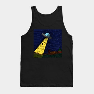 UFO Abduction Tank Top